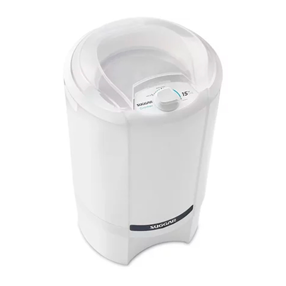 Centrifuga de Roupas Giromax 15Kg Branco 220v Suggar - CT1502BR