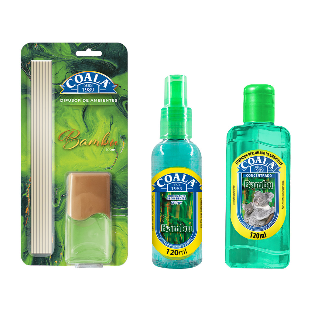 kit Aromatizante  Coala Bambu