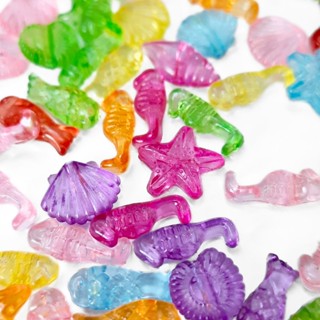 Entremeio Fundo do Mar 11mm Translúcido em Acrilico Miçanga em Oferta na Shopee