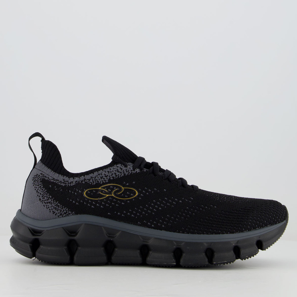 Tênis Olympikus Cygnus Preto e Cinza - Men Shoes