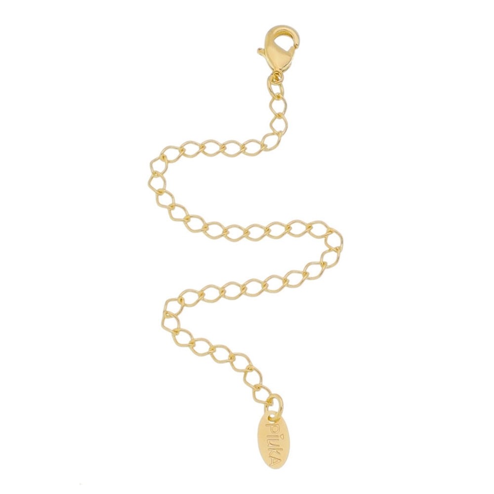 EXTENSOR DE CORRENTE PIUKA FOLHEADO A OURO 18K