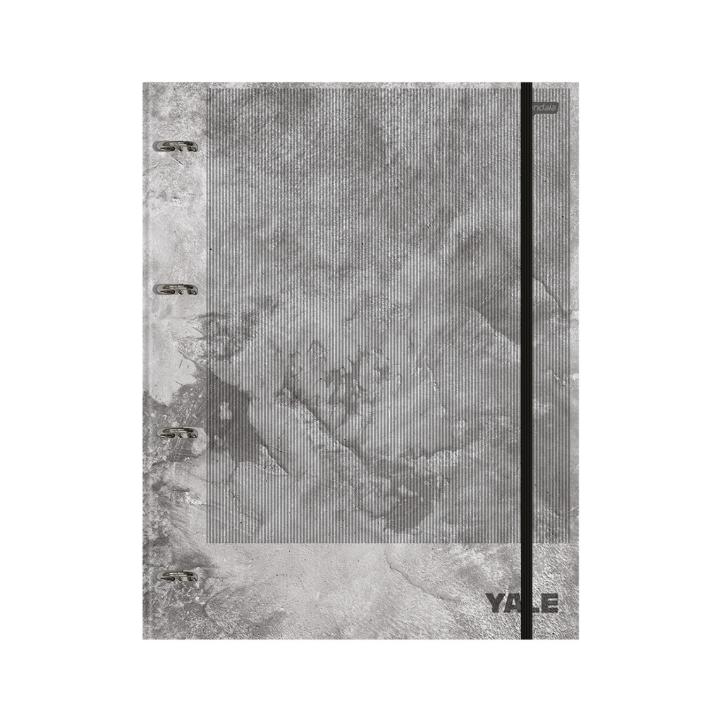 Caderno Argolado Cartonado Universitário Yale 80 Folhas Marmore - JANDAIA em Oferta na Shopee