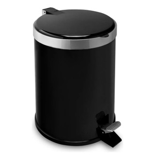 Lixeira 5L Banheiro Cozinha Escritório 5 Litros Cesto de Lixo com Pedal Viel 3582 Preta em Oferta na Shopee