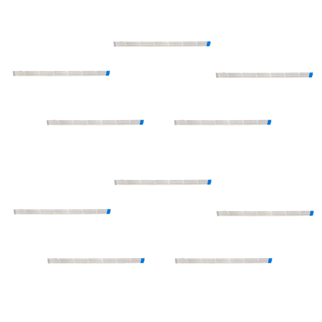 10x Cabo Flat 24 vias x 24cm - Passo de 0,50mm - Invertido