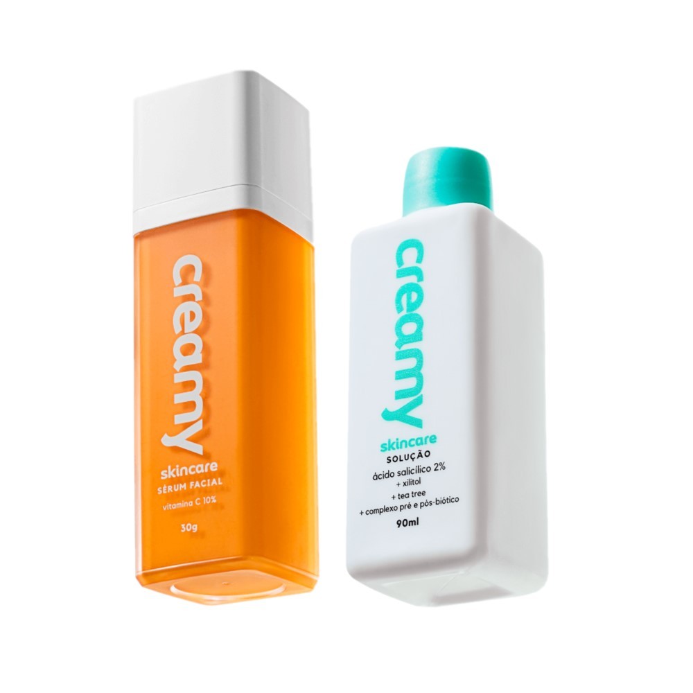 Kit Creamy Skincare Vitamina C Antiacne (2 produtos)
