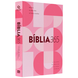 Bíblia 365 Rosa Feminina | NAA | Letra Grande | Capa Dura em Oferta na Shopee