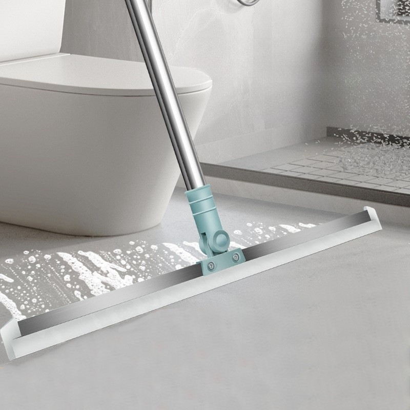 Rodo de Silicone Para Limpeza de Piso Vidros Com Gancho Secos e Molhados Uso Duplo Vassoura Mágica
