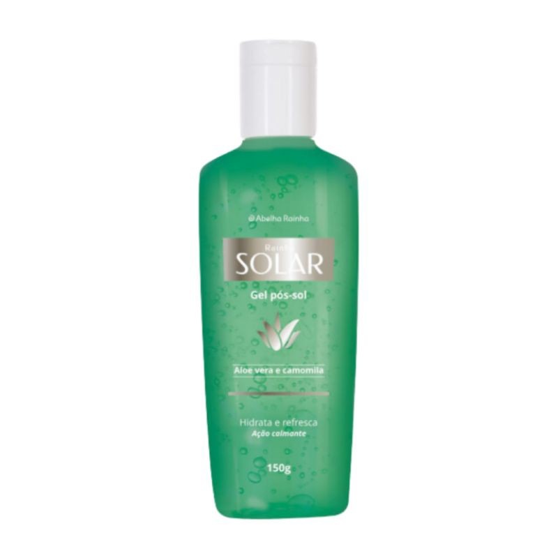 Gél Pós Sol Aloe Vera E Camomila 150g Rainha Solar Abelha Rainha