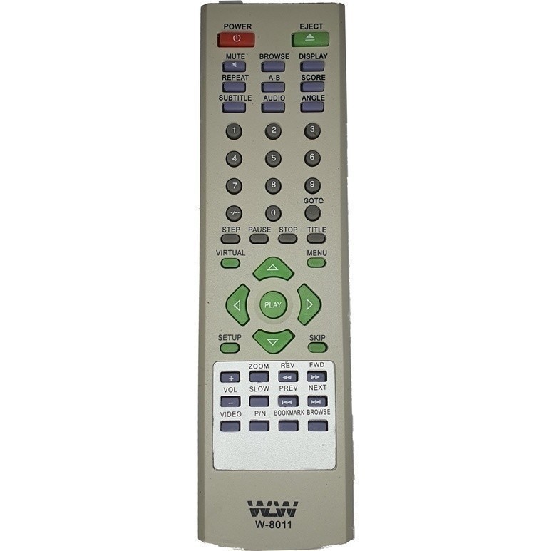 Controle Dvd Proview Dvp-203 800 801 815 - Rc-206 8011 - Substituto Compatível