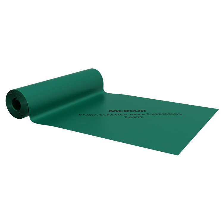 Faixa Elastica Forte Exercicio Theraband Mercur Verde 1,5 M