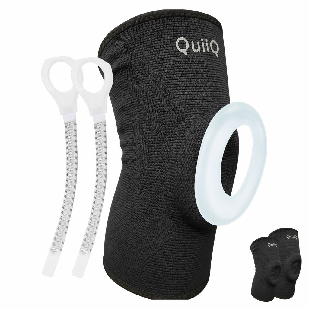 Joelheira Ortopédica Compressão Silicone Espiral QuiiQ em Oferta na Shopee