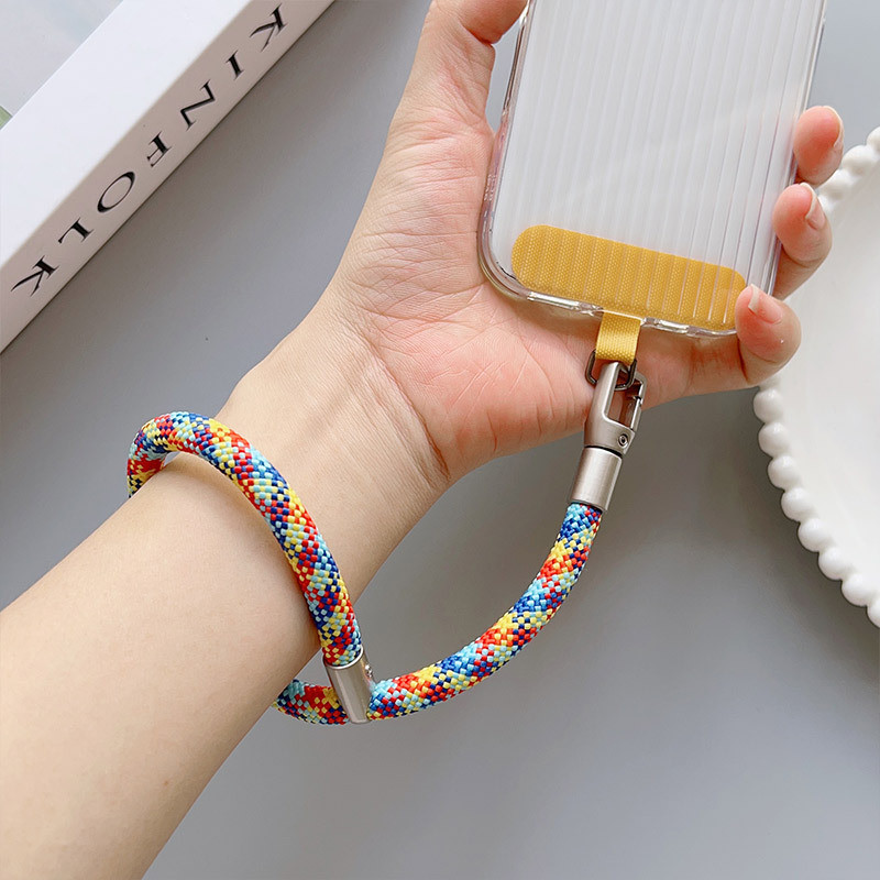 Correia De Pulso Cordão De Telefone Dopamina Câmera Colorida Anti-Perdido Corda Garrafa De Água Saco Tecido Curto Com Cl em Oferta na Shopee