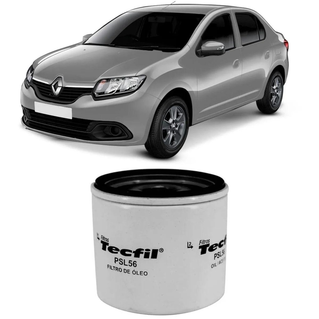 Filtro Óleo Logan 1.0 12V 2017 a 2025 TECFIL PSL56 em Oferta na Shopee