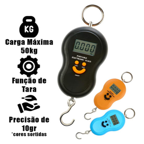 Digital Balança Portátil Reforçada Multiuso Suporta Até 50Kg