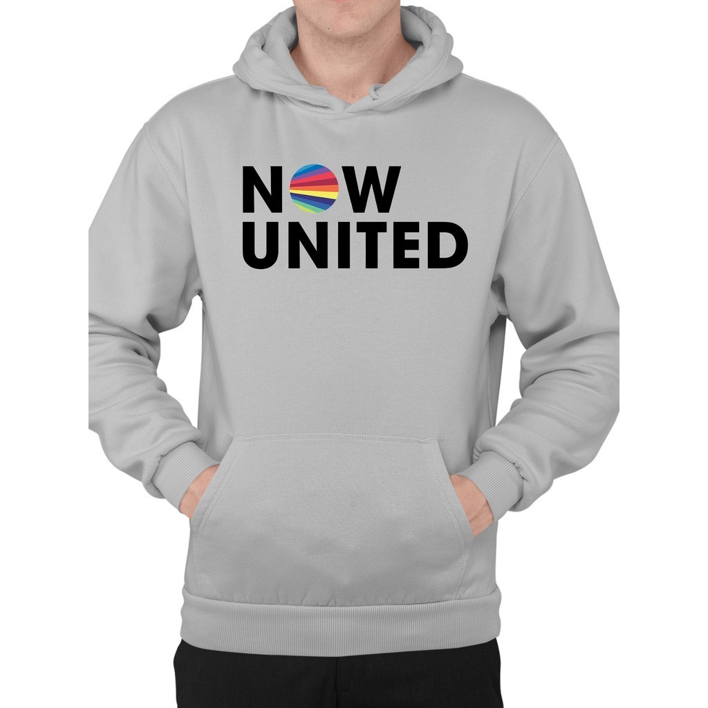 Moletom Canguru Unissex Algodão Grupo Now United Logo-MAYC. ref007 Ds