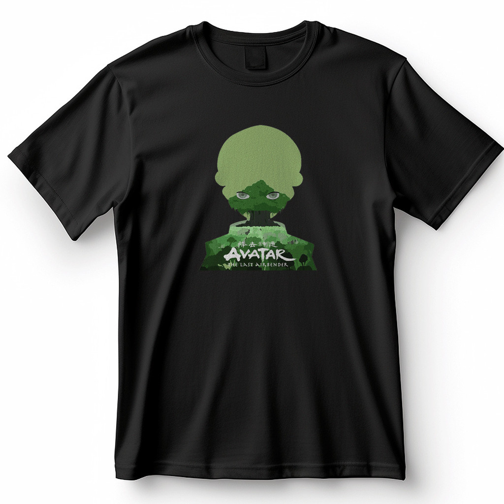Camiseta Avatar - Aang e o Mundo Natural Terra Blusa Camisa 100% Algodão