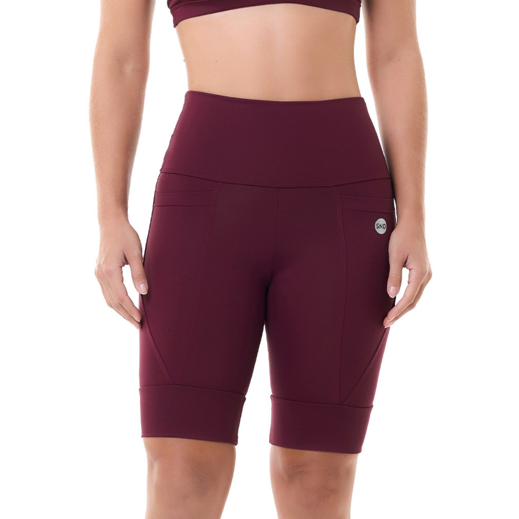 Bermuda Avant Vinho Com Bolso Snd Fitness em Oferta na Shopee