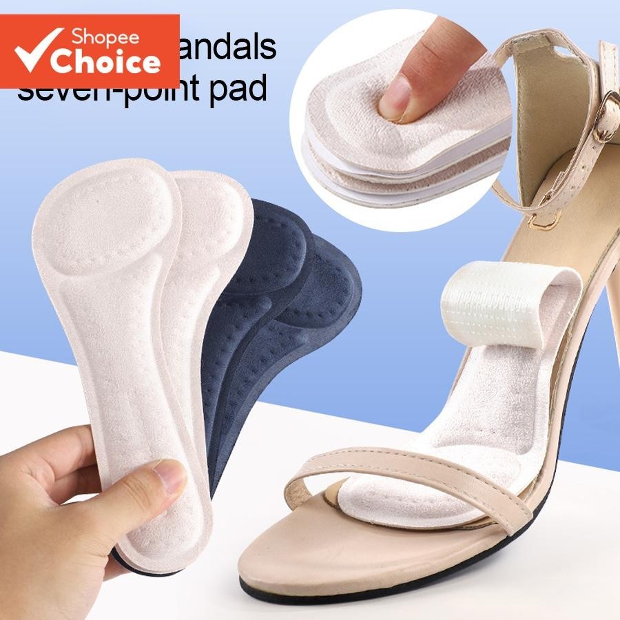 Sandália Fina Feminina Palmilhas Elásticas De 7 Pontos Absorvente De Suor Respirável Versátil Para Uso Diário