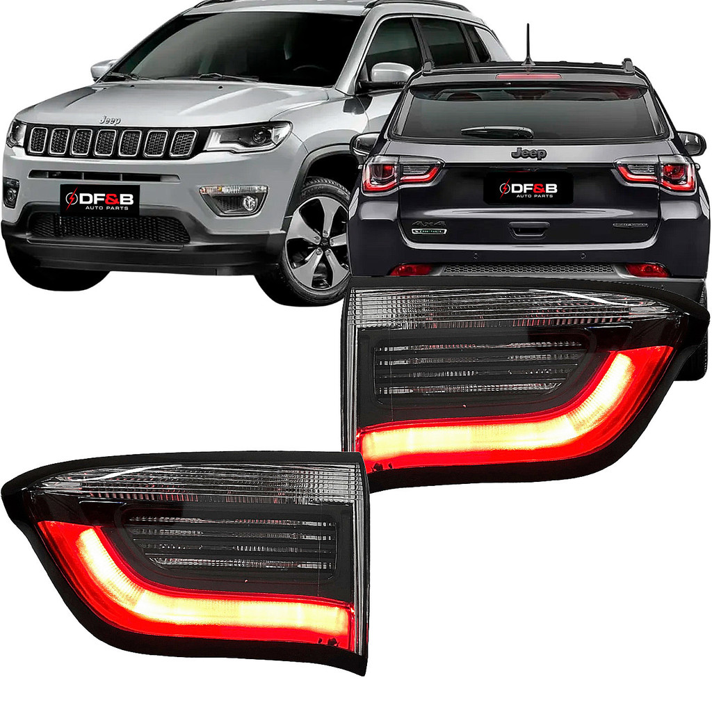 Par Lanterna Traseira Mala Jeep Compass 17 2018 2019 A 2021