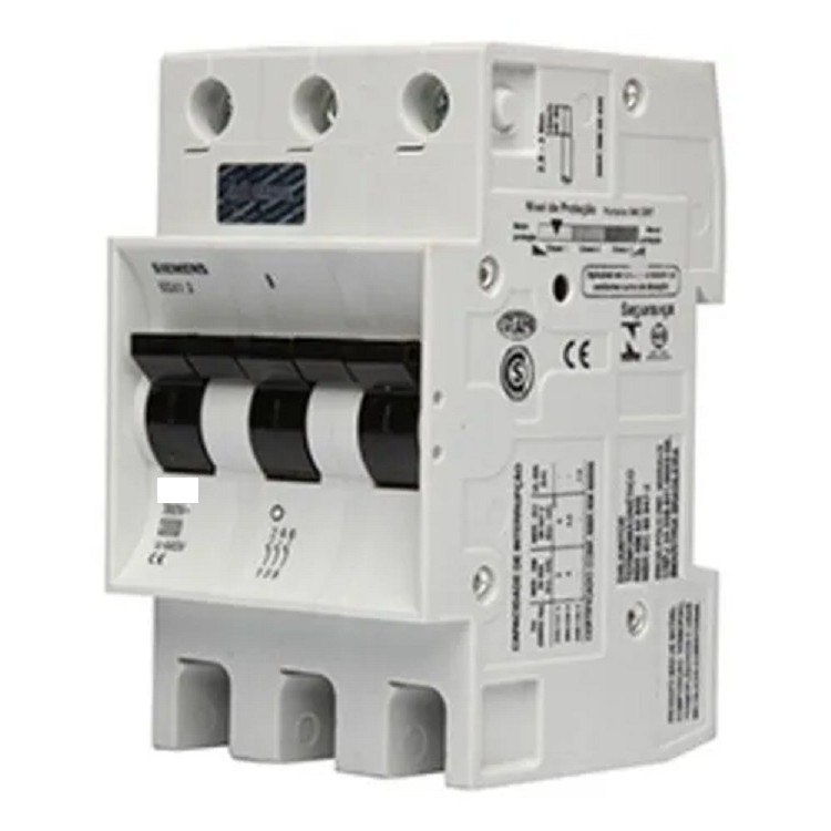 Disjuntor Tripolar Curva C 3x13a 5sy83137 Siemens