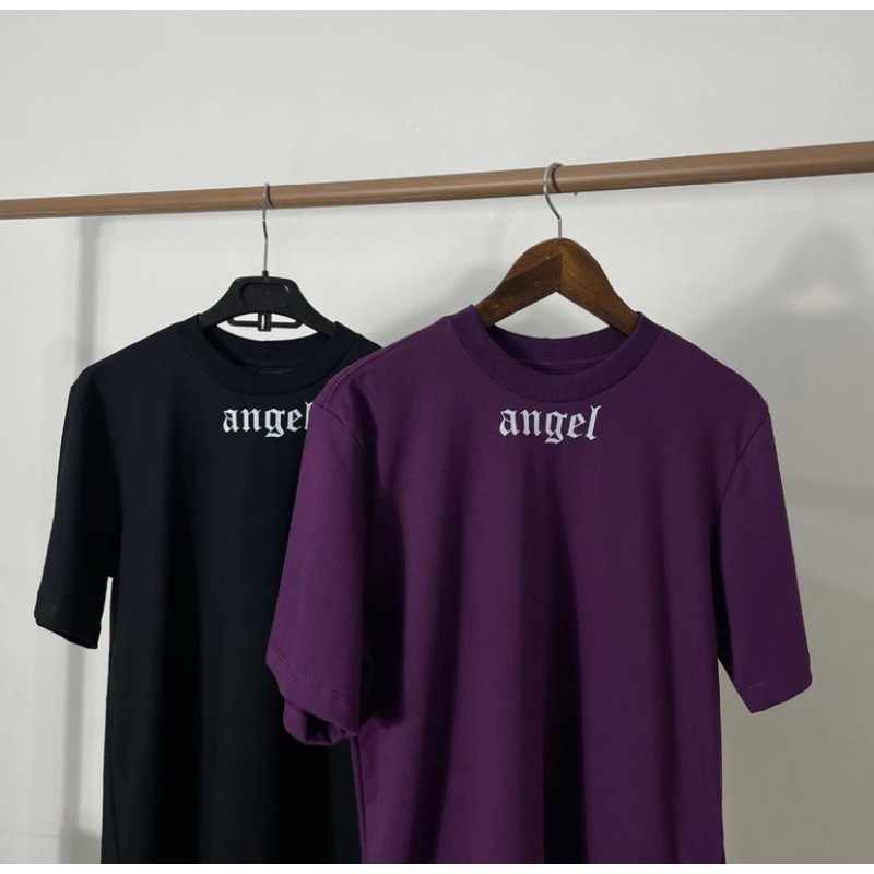 KIT 2 Camiseta Premium 100% Algodão Roxa Angel Palm Unissex Streetwear Lançamento 2024 Envio Imediato