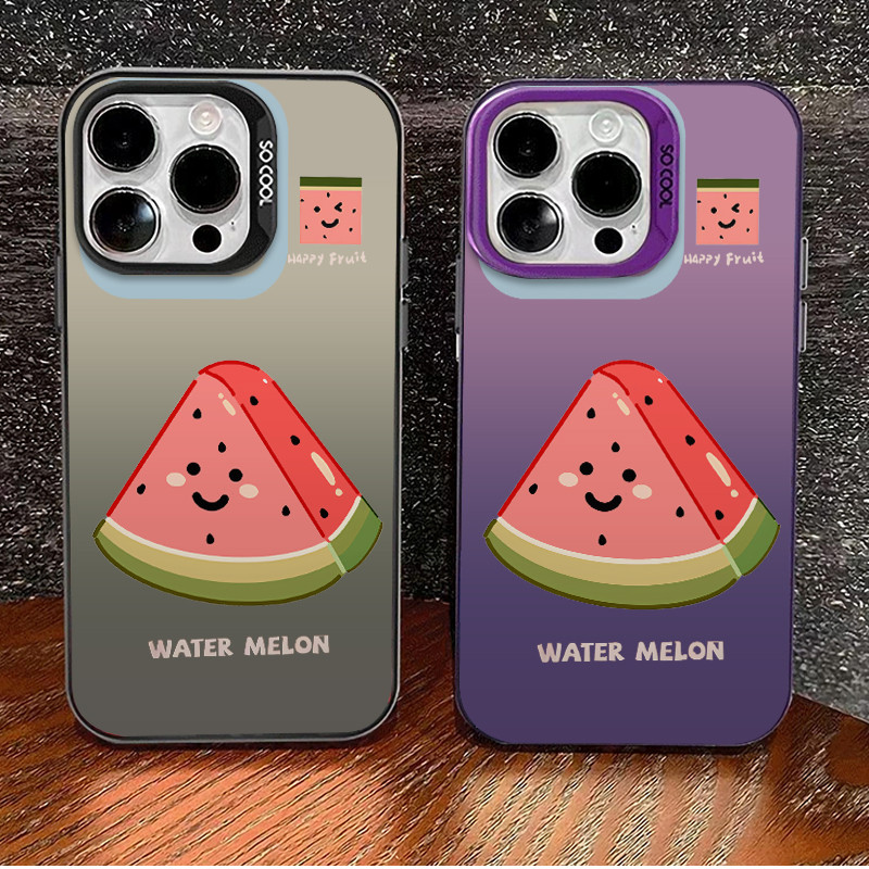Capa de celular para iPhone com melancia animada fofo para iPhone 11 12 13 15 14 16pro max xr xs max 14 7plus 12pro case