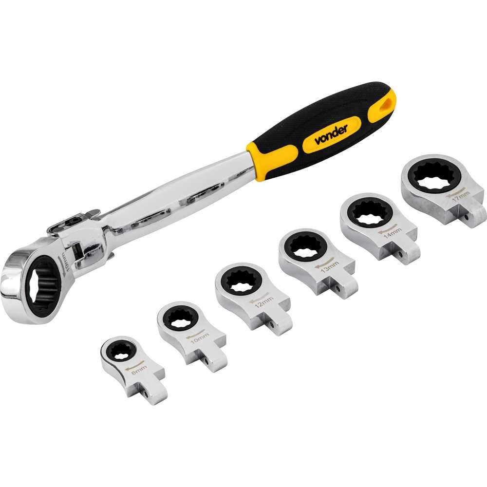 Jogo Chaves Estrela Catraca 8 a 19mm Vonder em Oferta na Shopee