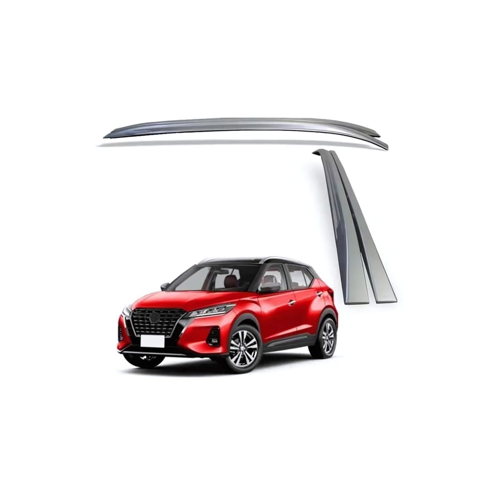 Longarina de Teto Nissan Kicks Prata 2016 a 2025 Suits - LTN730 em Oferta na Shopee