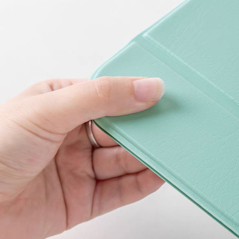 Espelho de Maquiagem Retrô Vintage Verde com Case Couro PU - Presente Elegante | 3 Tamanhos (P/M/G)