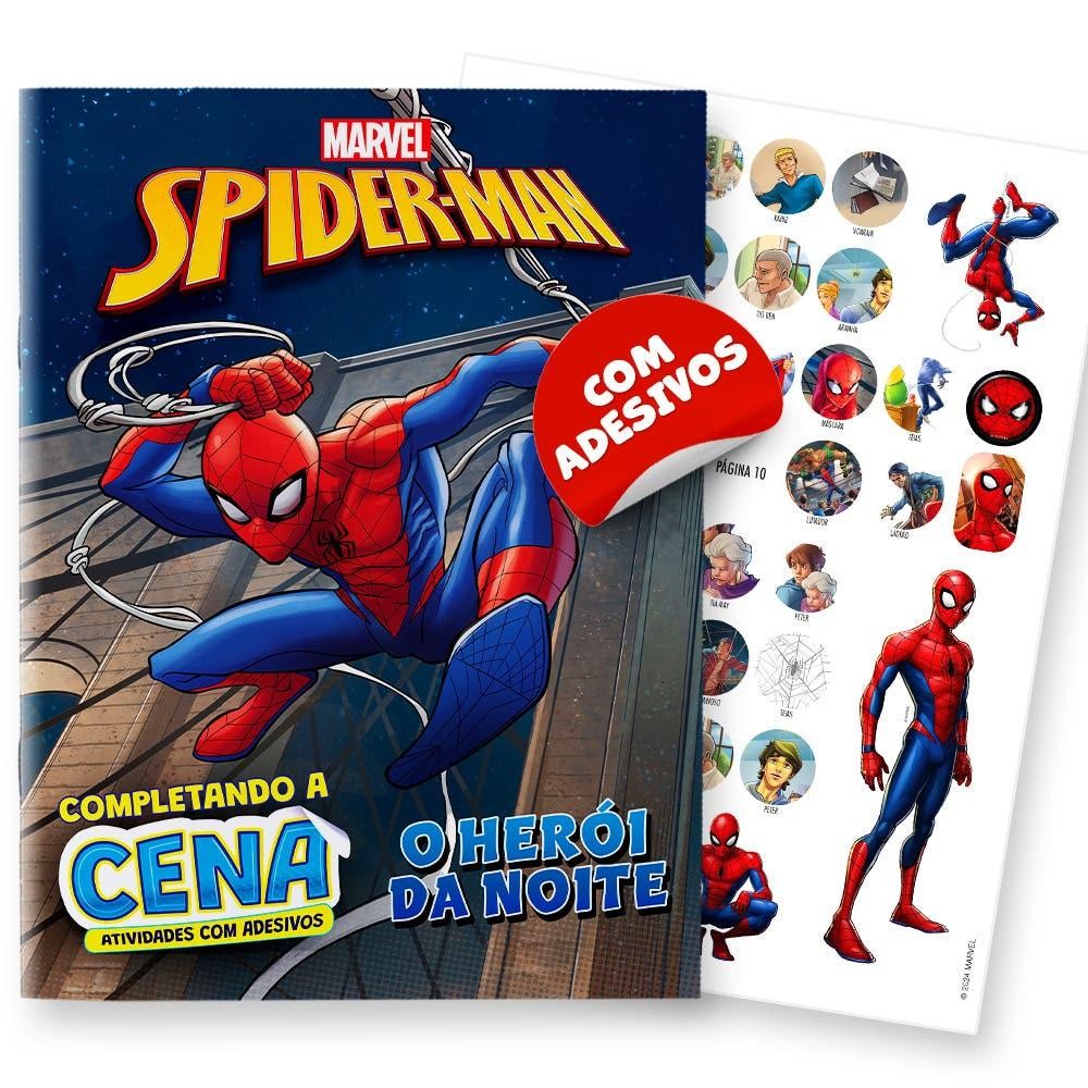 Completando a cena - atividades com adesivos: Spider-man em Oferta na Shopee