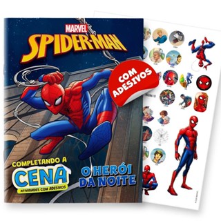 Completando a cena - atividades com adesivos: Spider-man em Oferta na Shopee