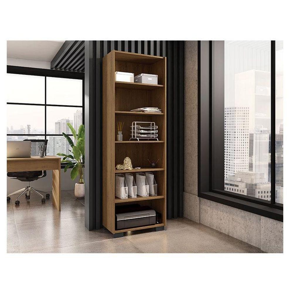 Livreiro Ambiente Office cor principal Freijó - Móveis Leão