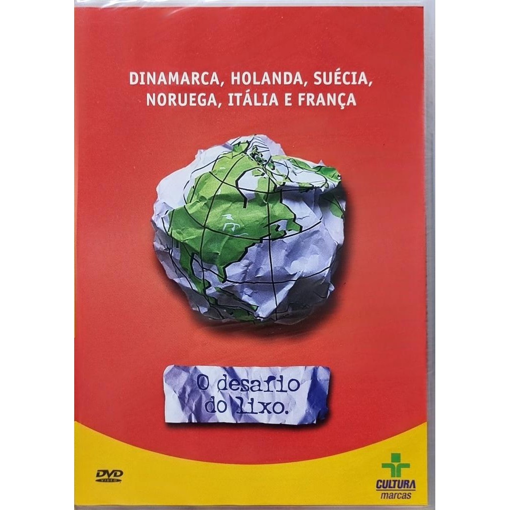 DVD: O desafio do lixo - Dinamarca, Holanda, Suécia, Noruega, Itália e França (Novo, Lacrado)