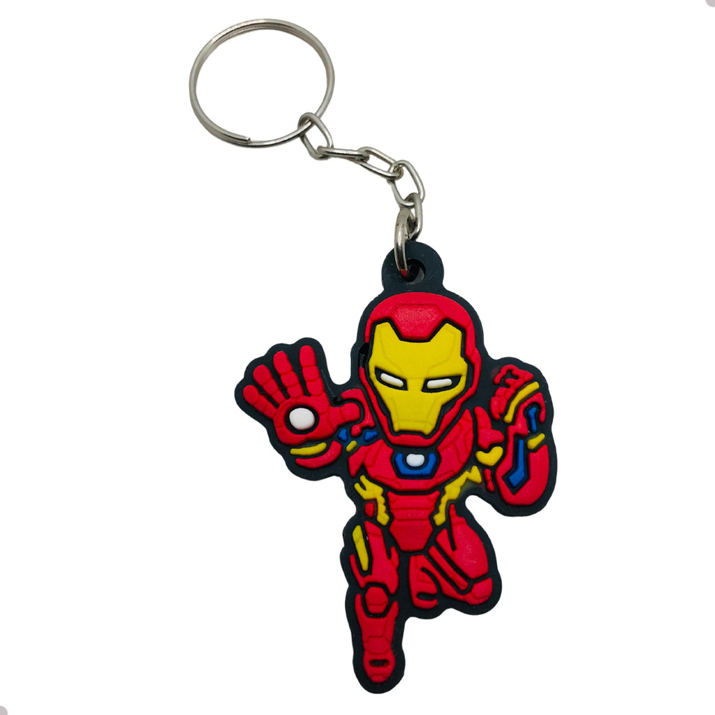 Chaveiro Emborrachado Homem de ferro Marvel Heróis Vingador