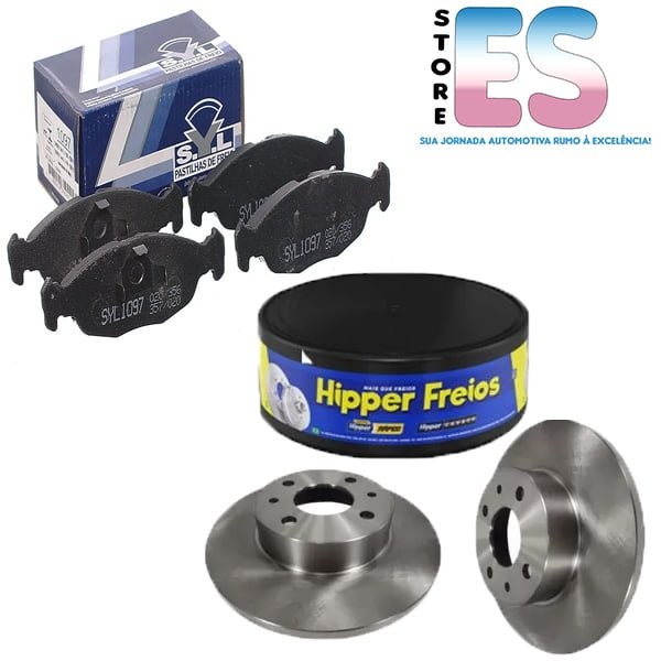 Kit Disco Freio Sólido JG Pastilha CELTA 1.0 00/09 CLASSIC  02/09 CORSA 1.0 94/09 PRISMA 1.0 07/09 em Oferta na Shopee
