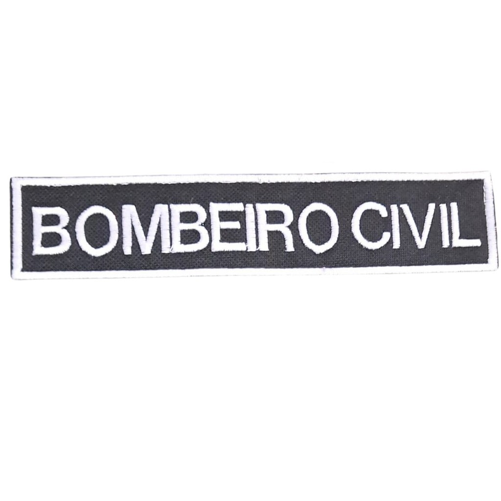 Patch  Biriba Bombeiro Civil Bordado Mira
