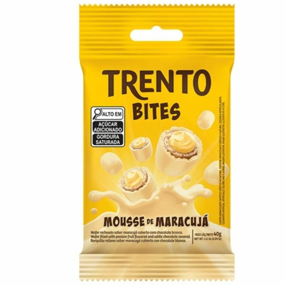 Chocolate Trento Bites Sabor Mousse de Maracujá 40g - Food & Beverages