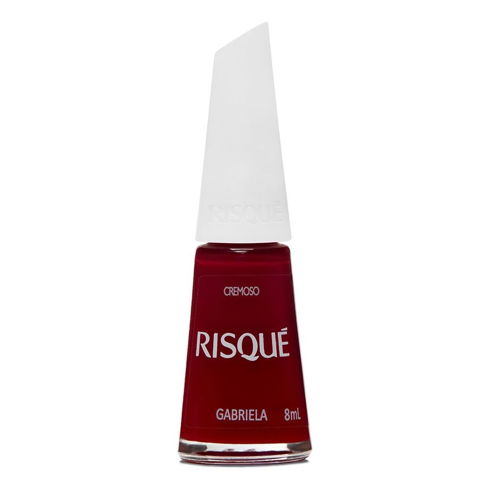Esmalte Risqué Vermelho Cremoso Gabriela 8ml - Beauty