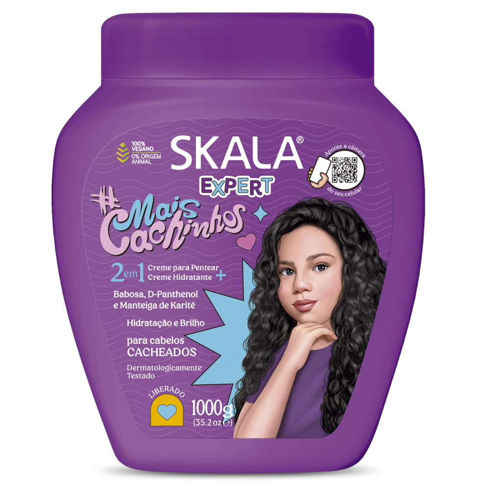 Creme De Tratamento Skala  #Mais Cachinhos 1Kg - Beauty