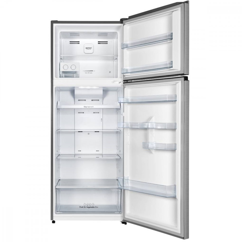 Geladeira Hisense 466L Frost Free Duplex Inverter Design Pure Flat Super Cool - Inox