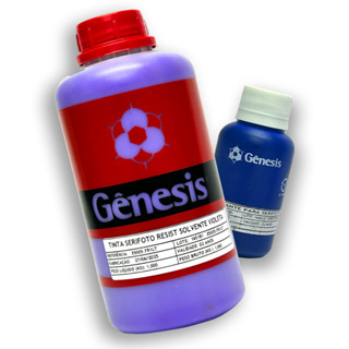 Emulsão Serifoto Violeta Genesis c/ Sensibilizante - Base Solvente em Oferta na Shopee