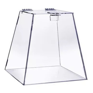 Urna Em Acrílico Transparente Piramide Cast 20cm em Oferta na Shopee