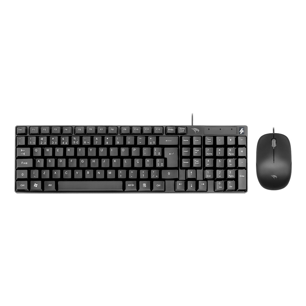 Kit Mouse e Teclado com Fio Viper Pro Focus Elevate