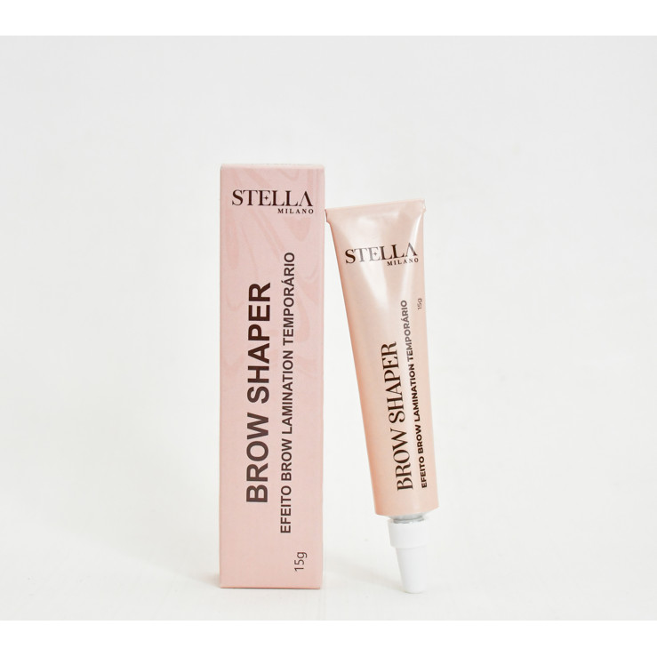 BROW SHAPER STELLA MILANO 15g EFEITO BROW LAMINATION SOBRANCELHAS