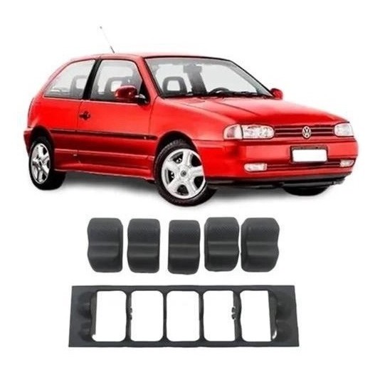 Kit Moldura Grade Painel Gol Bola G2 + Botao Falso