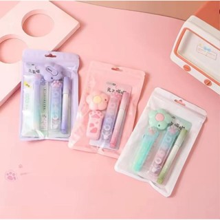 Kit Papelaria Gatinho 4 em 1 Fofa em Oferta na Shopee
