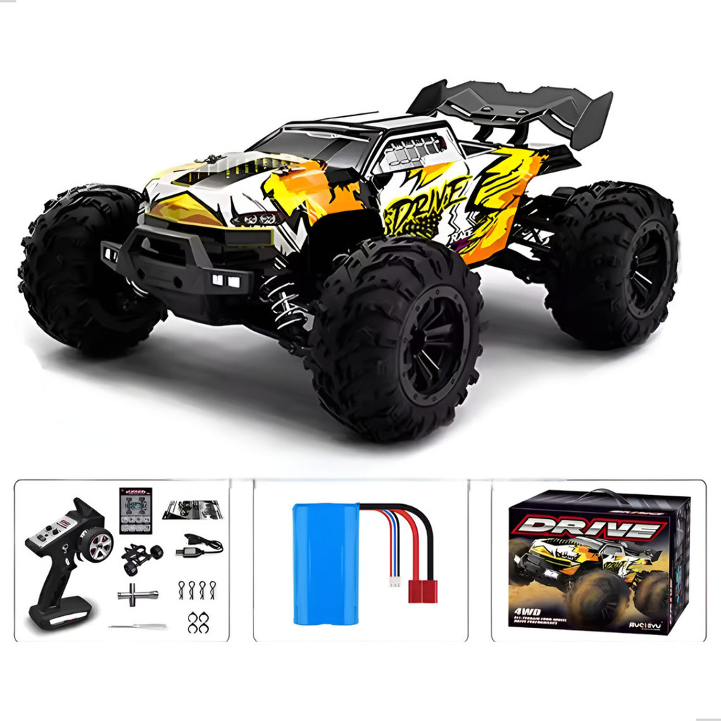 Carrinho Controle Remoto Conquer Sg116 80km 4x4  
1:16
 Automodelo Brushless Alumínio Trilha OffRoad