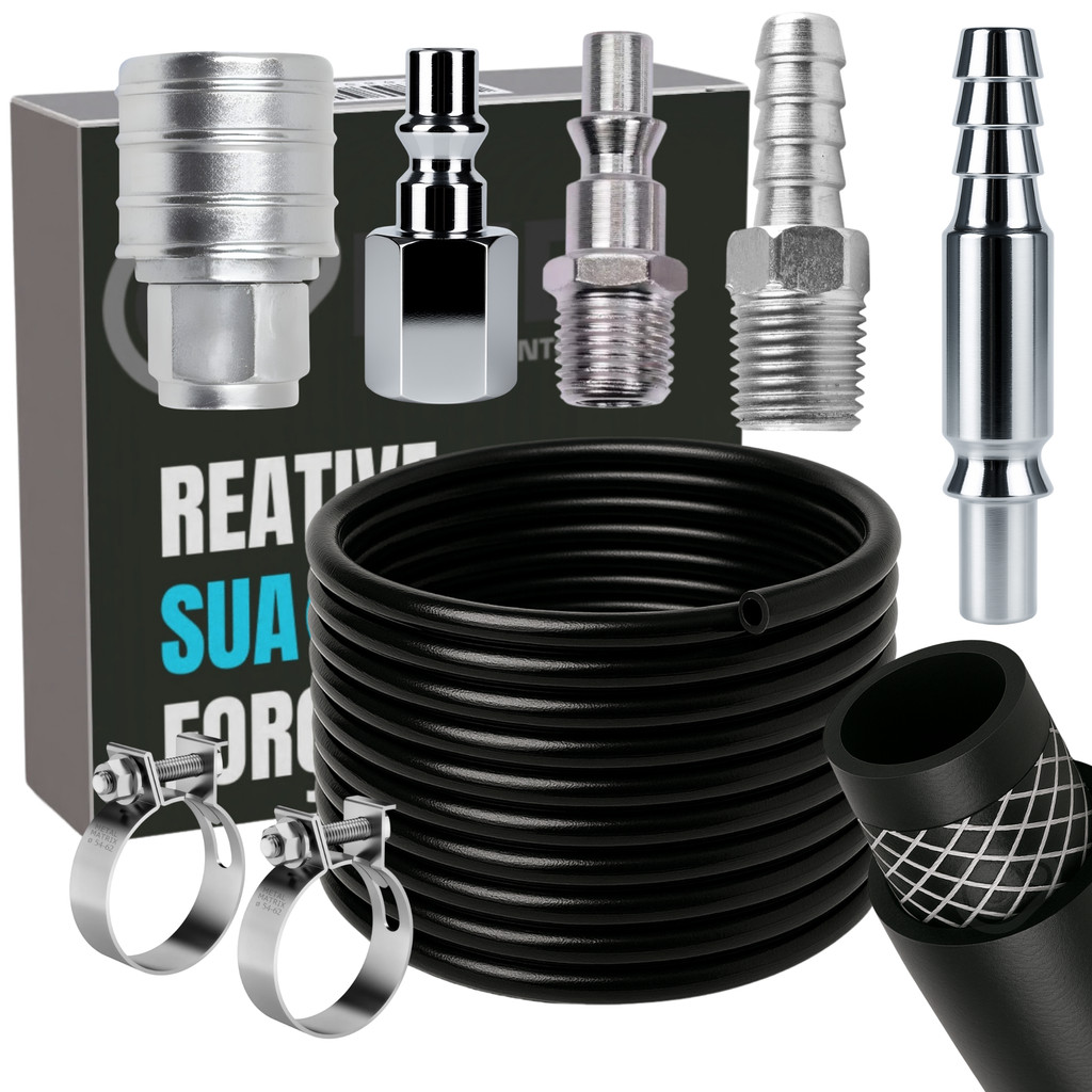 Kit Mangueira 20M Compressor De Ar Compatível c/ Schulz Chiaperini