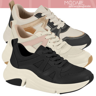 Tênis Modare UltraConforto Chunky Sneaker Feminino Confortável Leve Estiloso Casual em Oferta na Shopee
