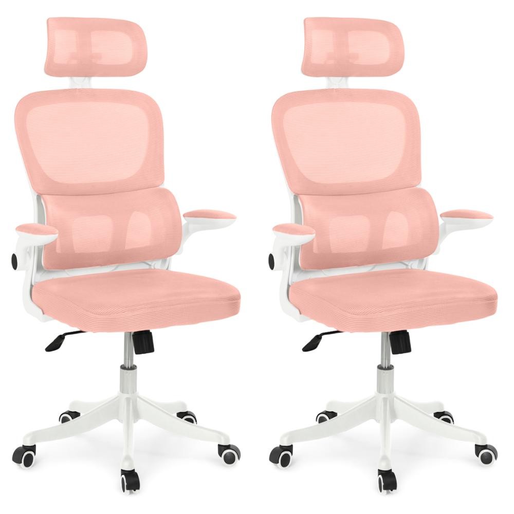 Kit 2 Cadeiras de Escritório Executiva Viena com Regulagem de Altura em Oferta na Shopee